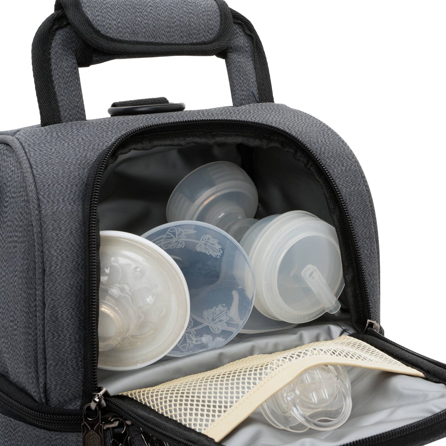 Princeton Double Layer Breast Milk Storage Cooler Bag - GREY