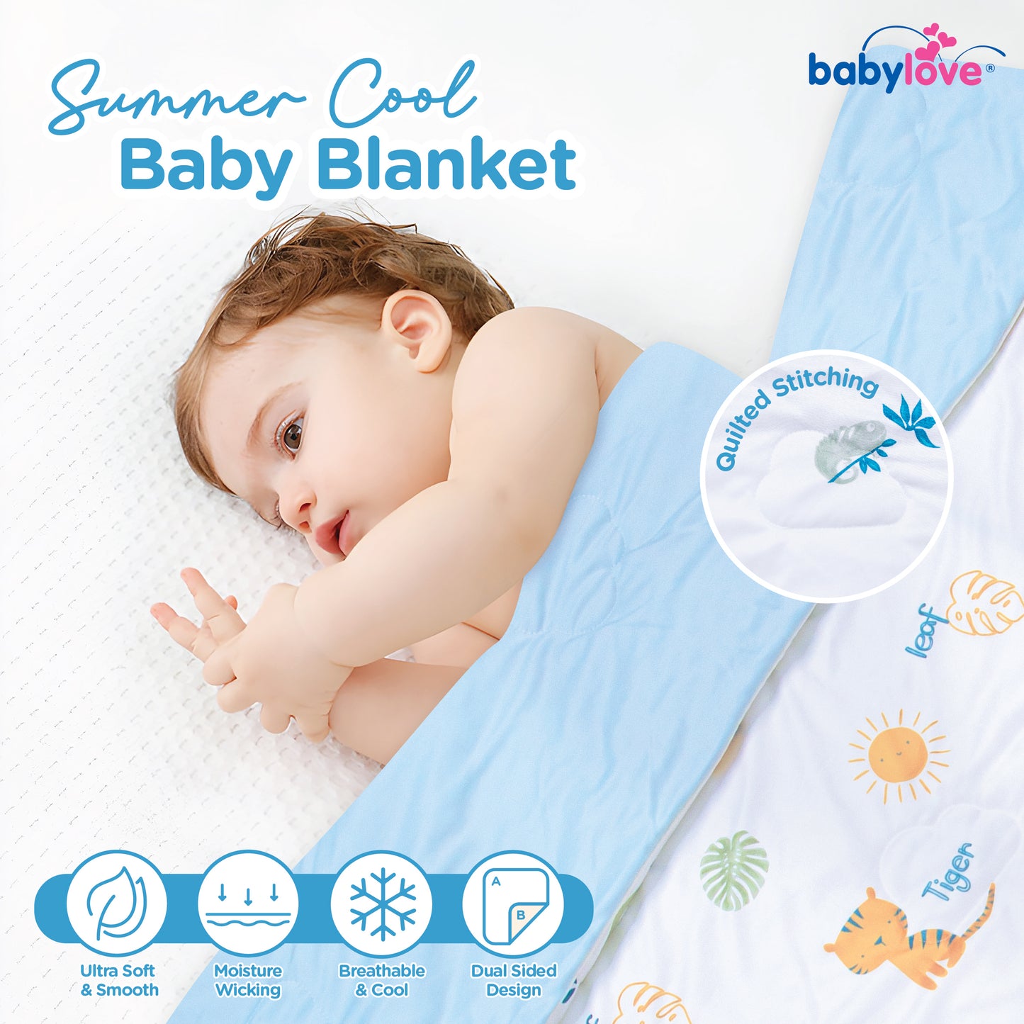 Babylove Summer Cool Baby Blanket