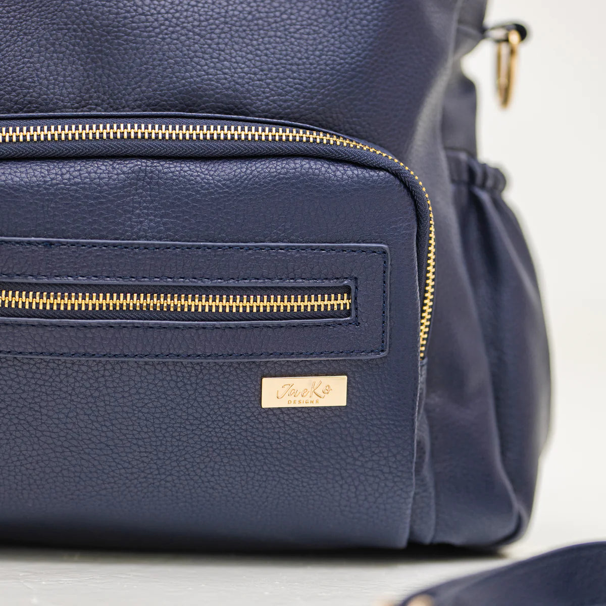 JAE KO DESIGNS DIAPER BAGS NAVY MINI DIAPER BAG