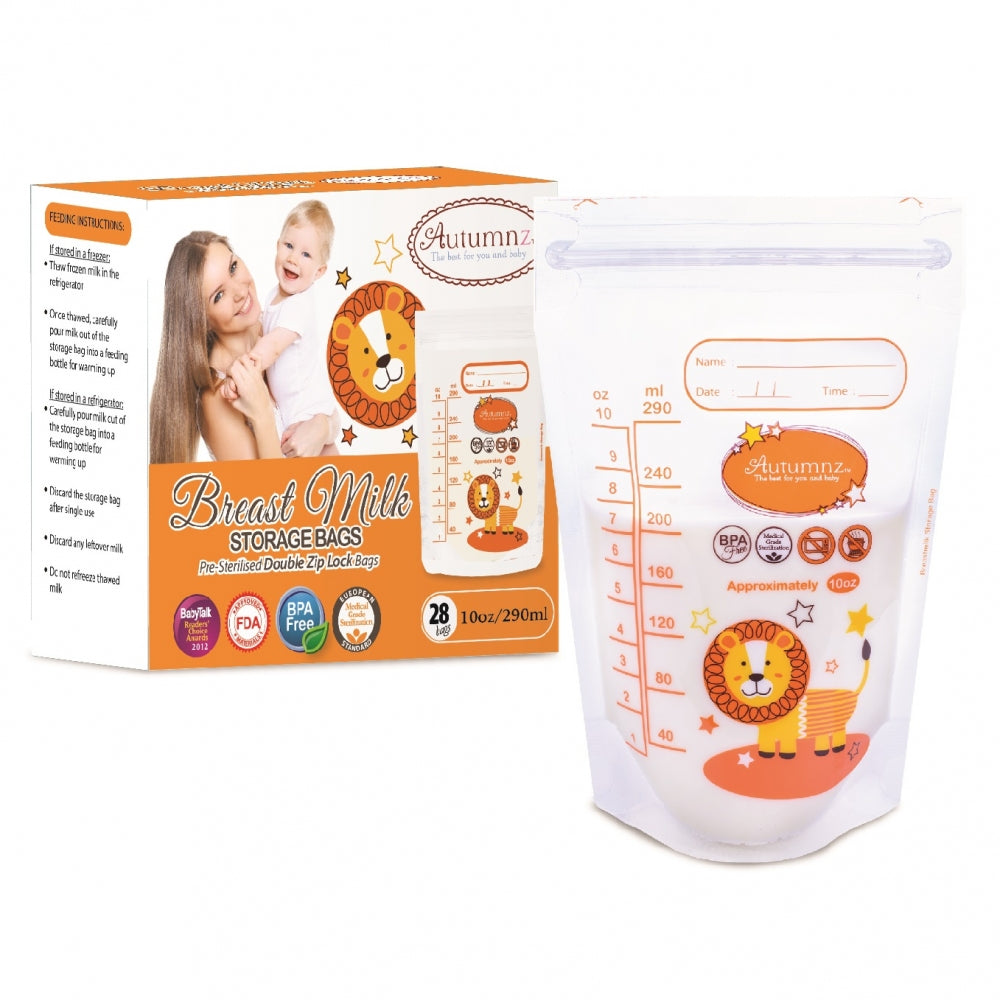 Autumnz - Double ZipLock Breastmilk Storage Bag (28 bags)