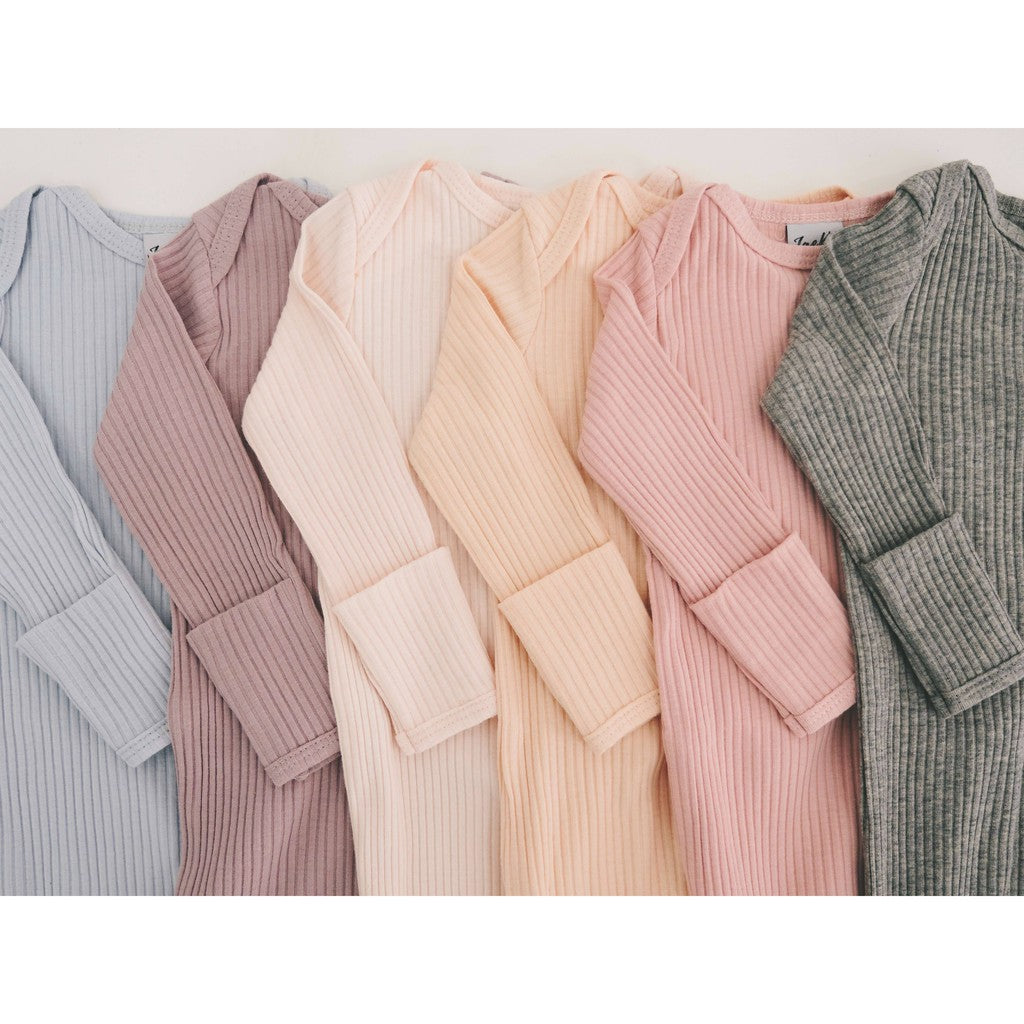 Jae Ko® Award Winning Organic Baby Wear Long Sleeves Knotted Gowns