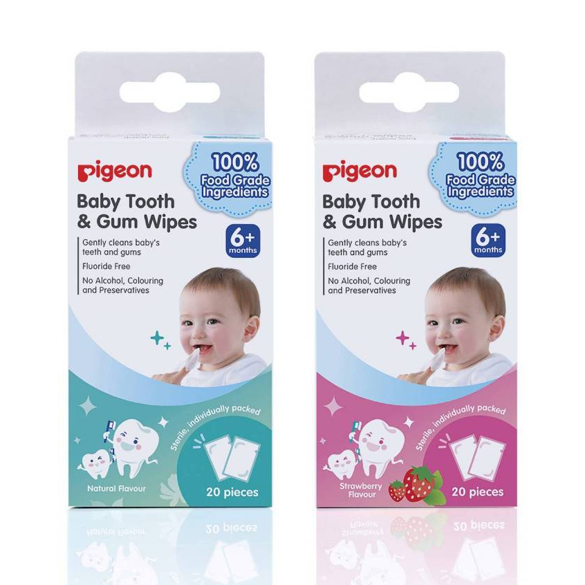 Pigeon Baby Tooth & Gum Wipes 6+Month