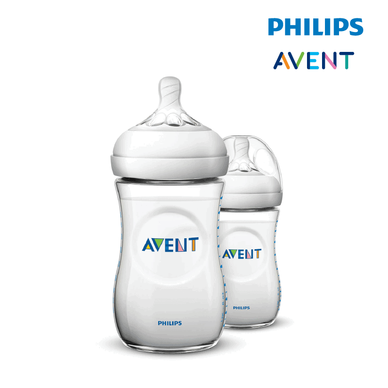 Philips Avent Natural Bottle Natural 2.0 (Twin Pack) 4oz/9oz/11oz