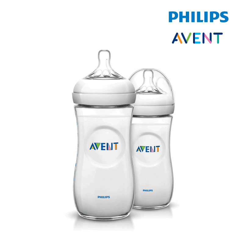 Philips Avent Natural Bottle Natural 2.0 (Twin Pack) 4oz/9oz/11oz