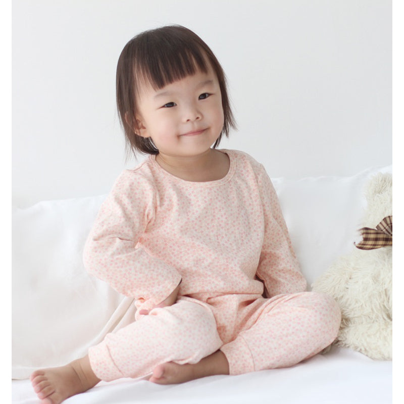 Twinkle Planet | 100% Organic Long Sleeve Pyjamas - Blossom Flower