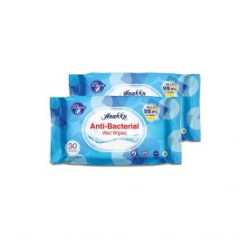 ANAKKU WET TISSUE 30X2'S(ANTI-BACTERIA)
