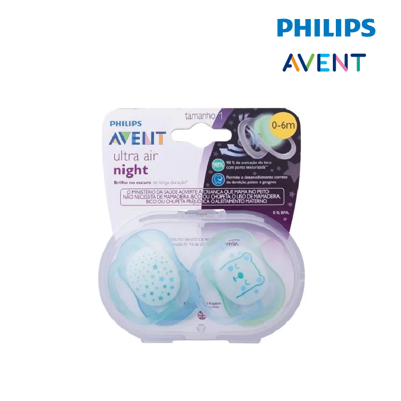 Philips Avent Soother Air Night Time 0-6M