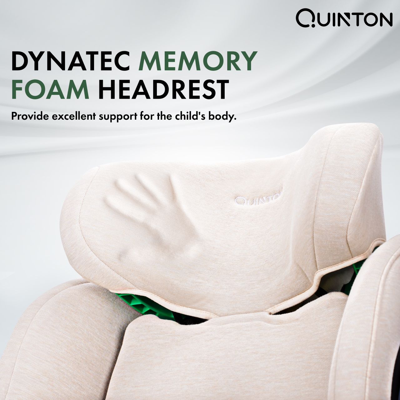 Quinton Coxy 360 Car Seat Cream White/Black/Navy Blue