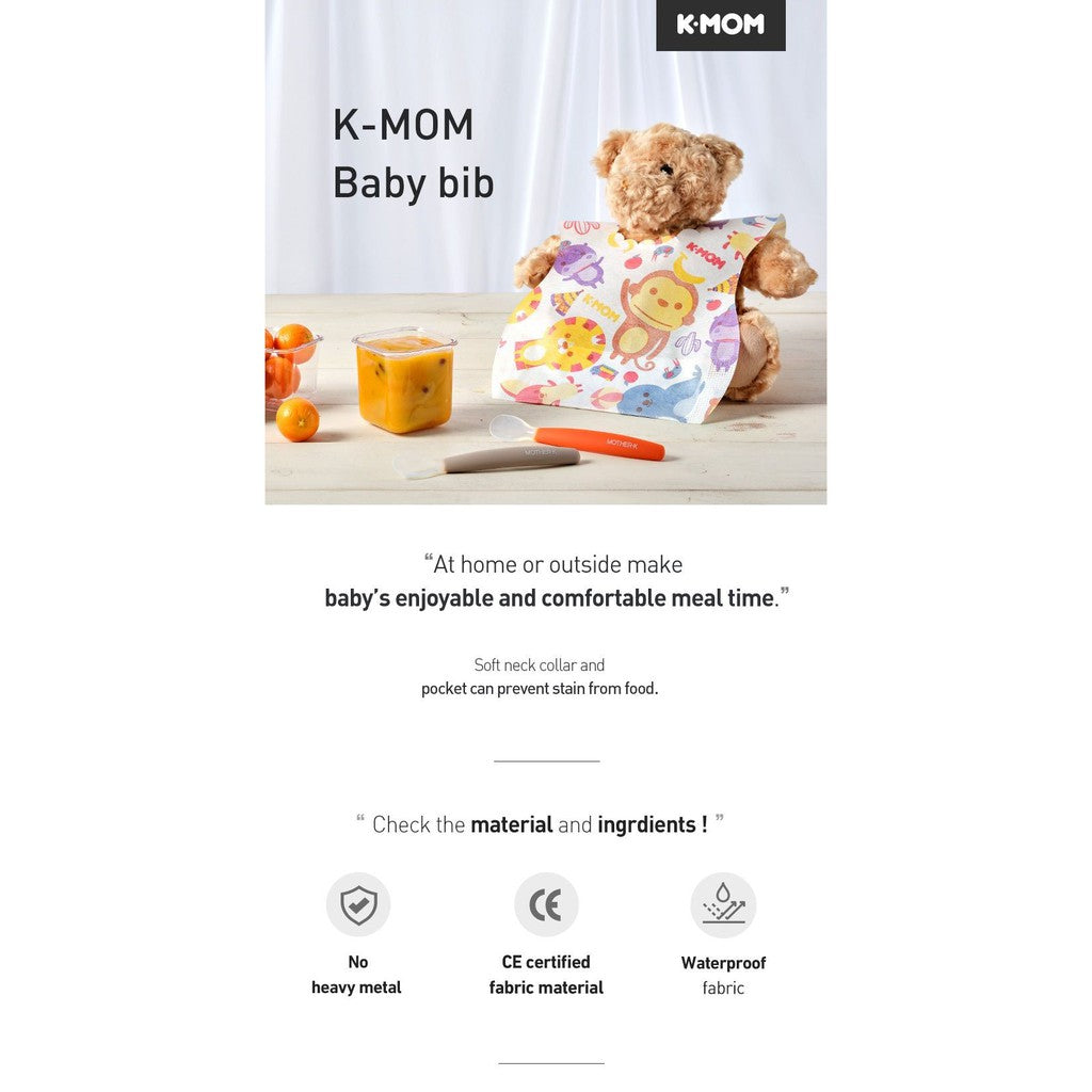K-MOM BABY DISPOSABLE BIB