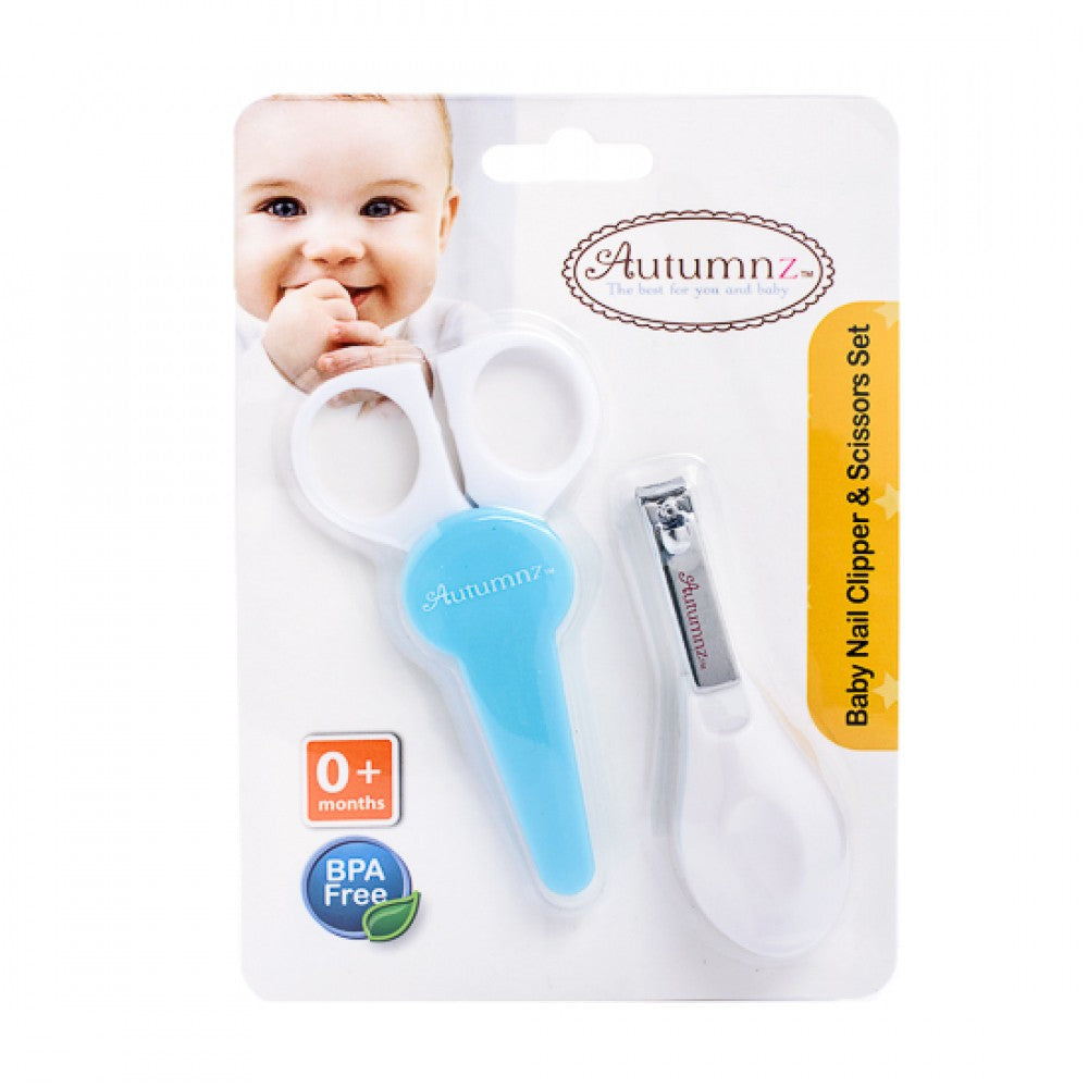 Autumnz BABY NAIL CLIPPER & SCISSORS SET BNS401