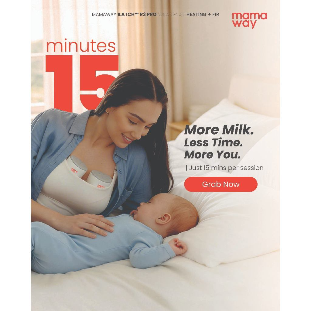 MAMAWAY iLatch™ R3 Wearable Double Electric Breast Pump