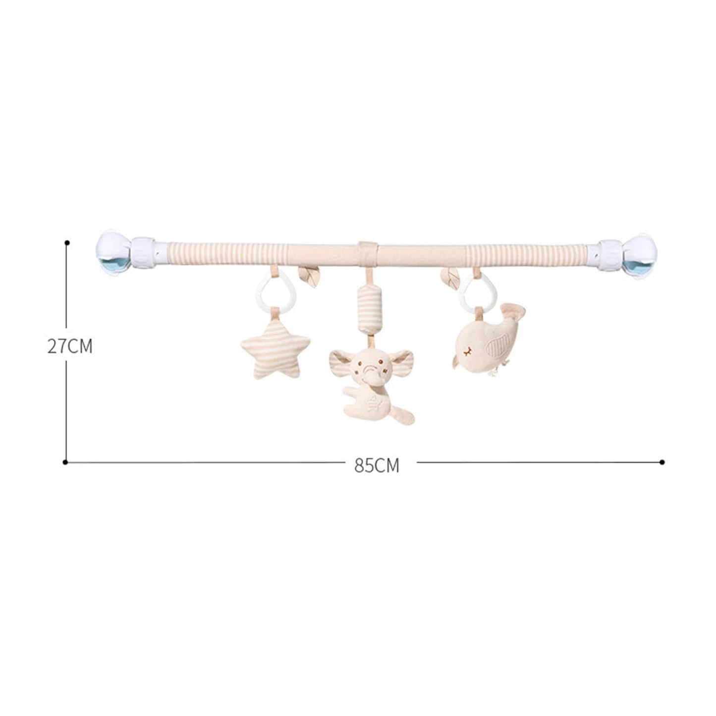 Baby Arch Toy with Clipper (Baby Crib, Baby Bouncer, Stroller)
