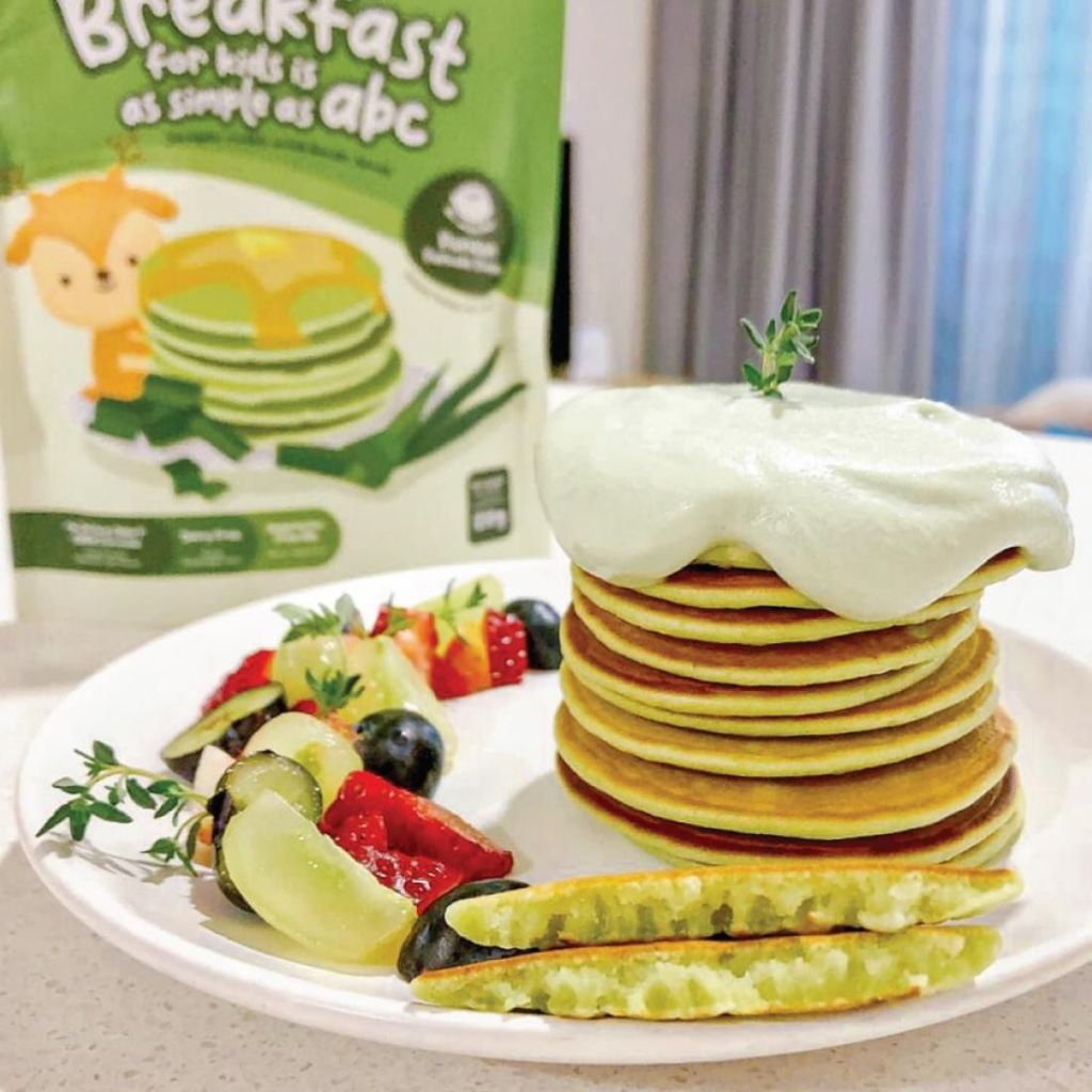Double Happiness Baby Veggie Pancake Premix Food Baby Waffle Premix 210g