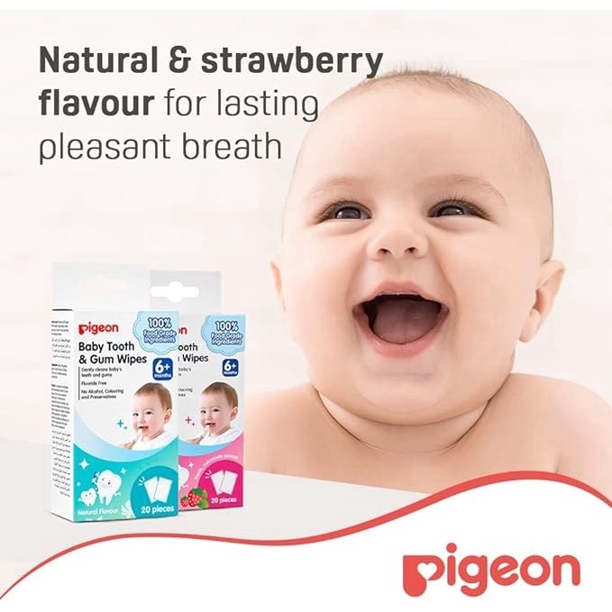 Pigeon Baby Tooth & Gum Wipes 6+Month
