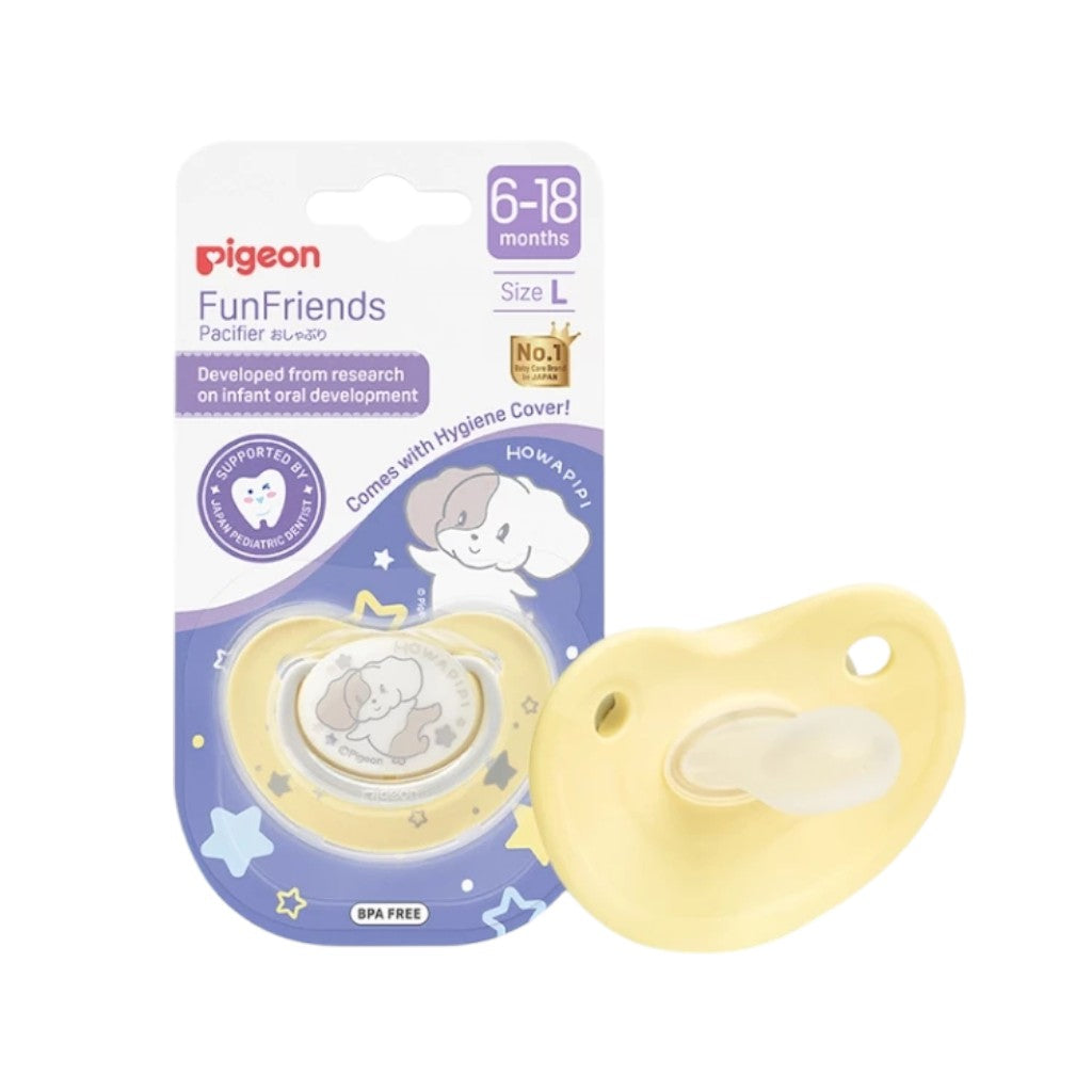 PIGEON FunFriends Howapipi Pacifiers - Size S/M/L
