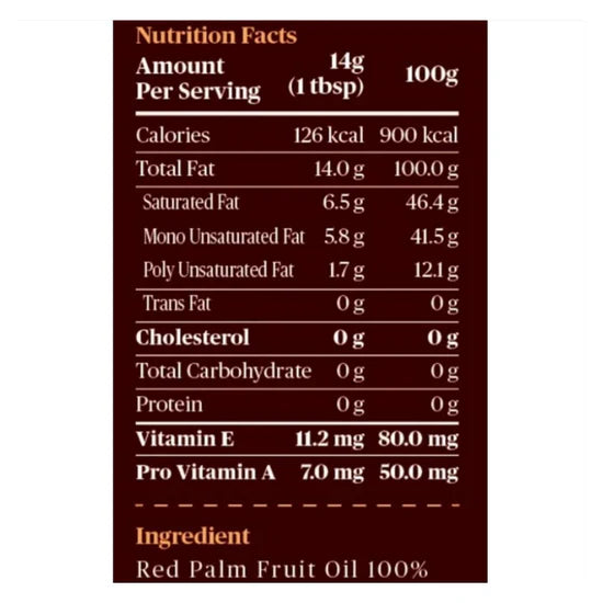 MommyJ Premium Red Palm Fruit Oil 250ml