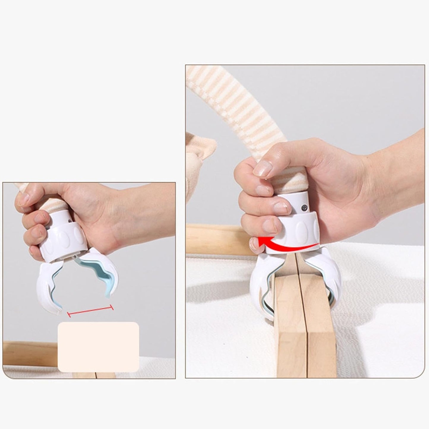 Baby Arch Toy with Clipper (Baby Crib, Baby Bouncer, Stroller)