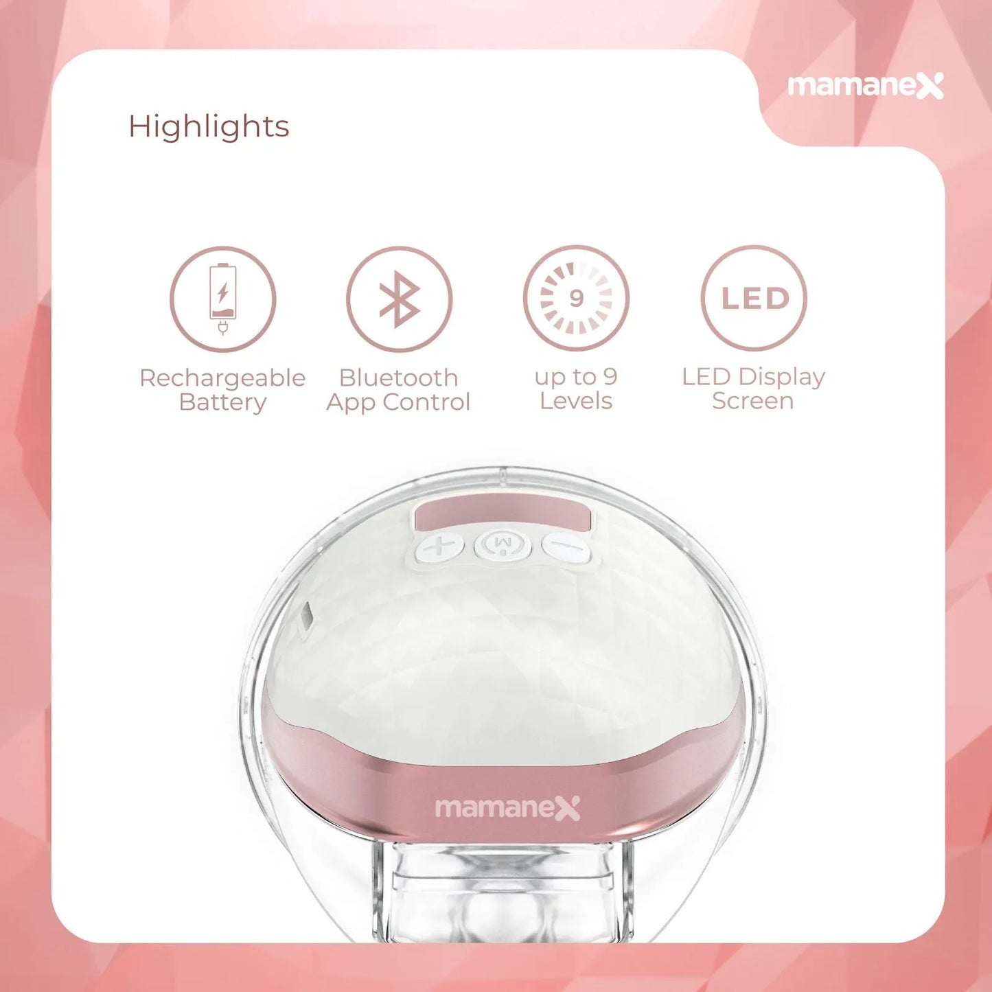 Mamanex Diamond Wearable Handsfree Breastpump