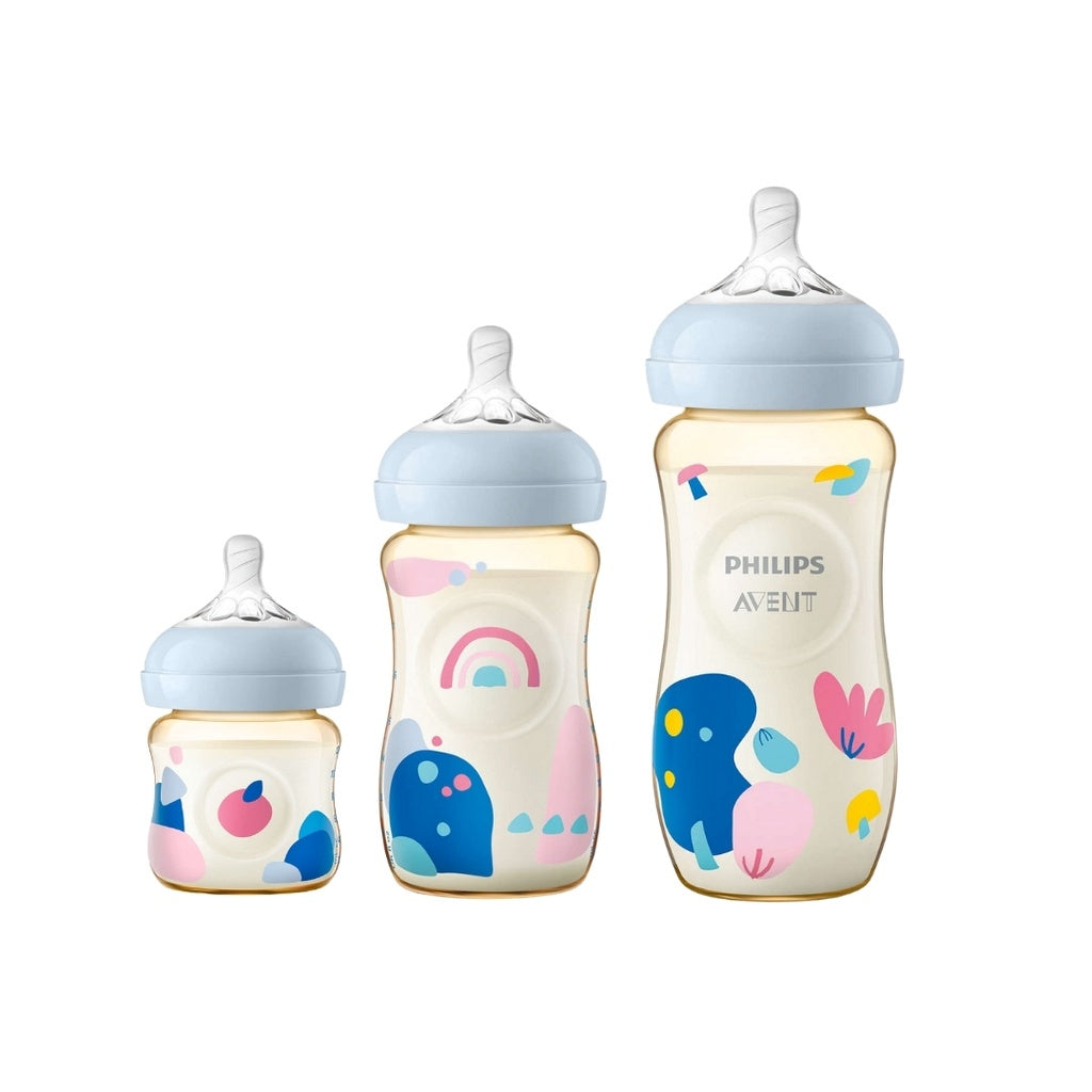 Philips Avent Natural PPSU Baby Bottle Single Pack & Twin Pack 4oz/9oz/110z