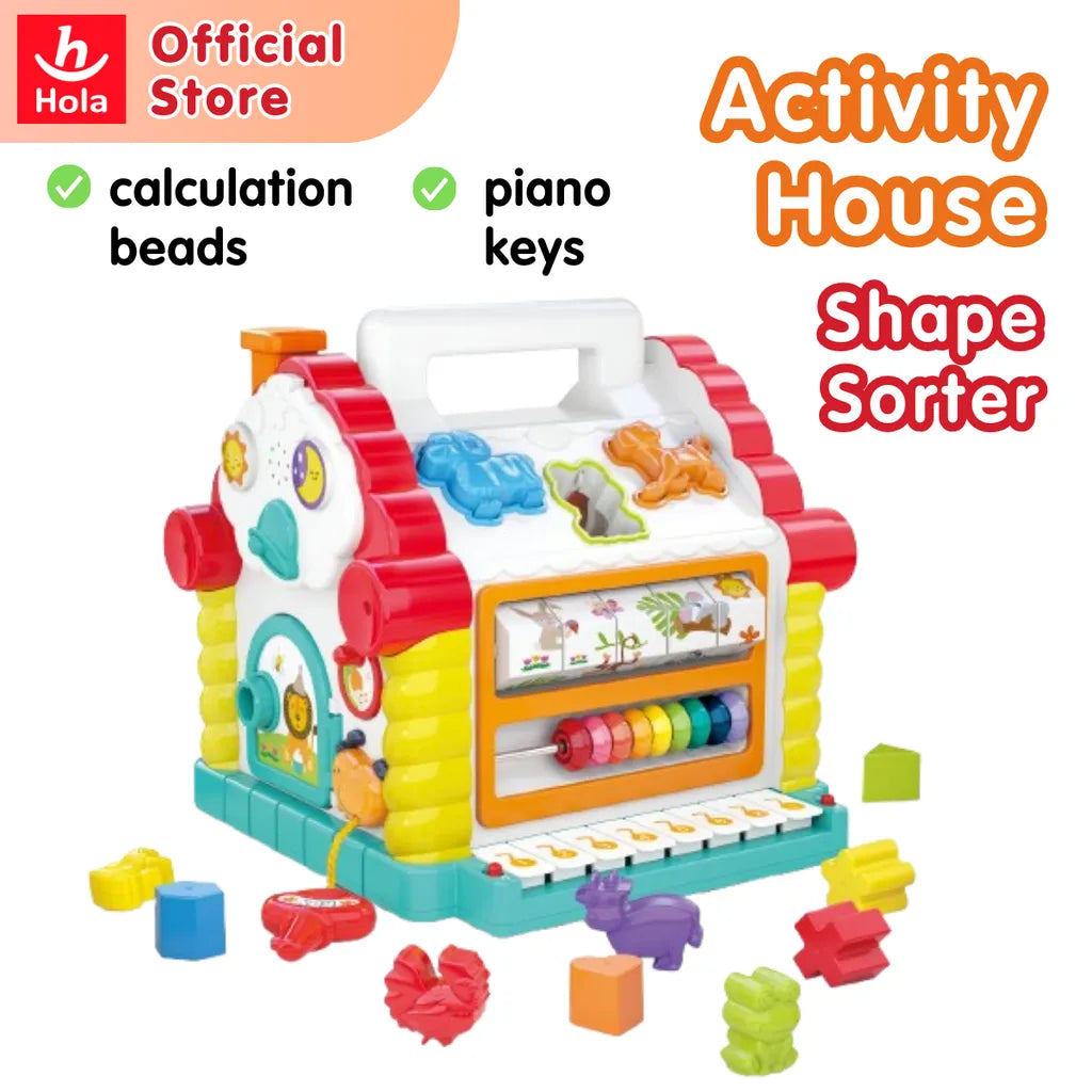 Hola Activity House Shape Sorter