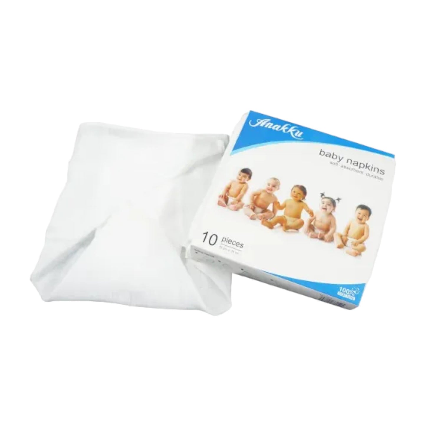 Anakku Baby Cotton Napkins 10 pcs 121-620