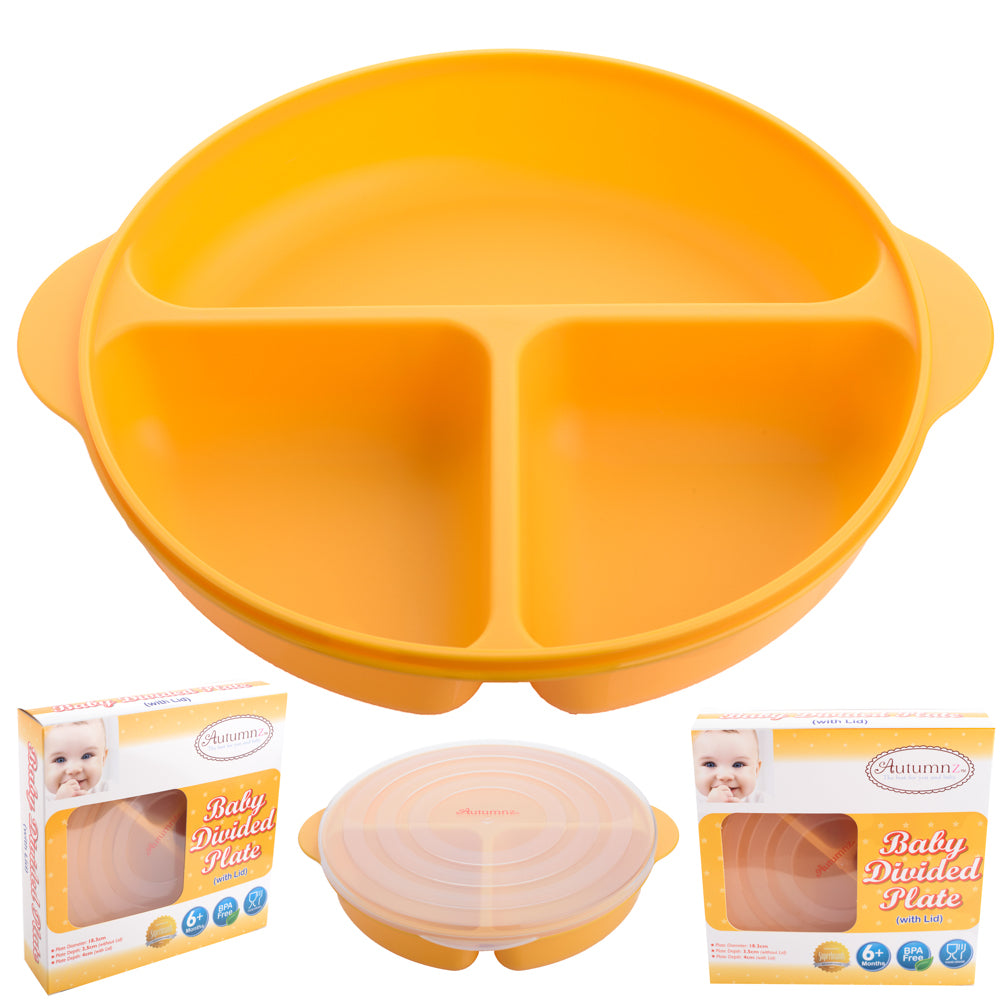 Autumnz - Baby Divided Plate With Lid BDPL801
