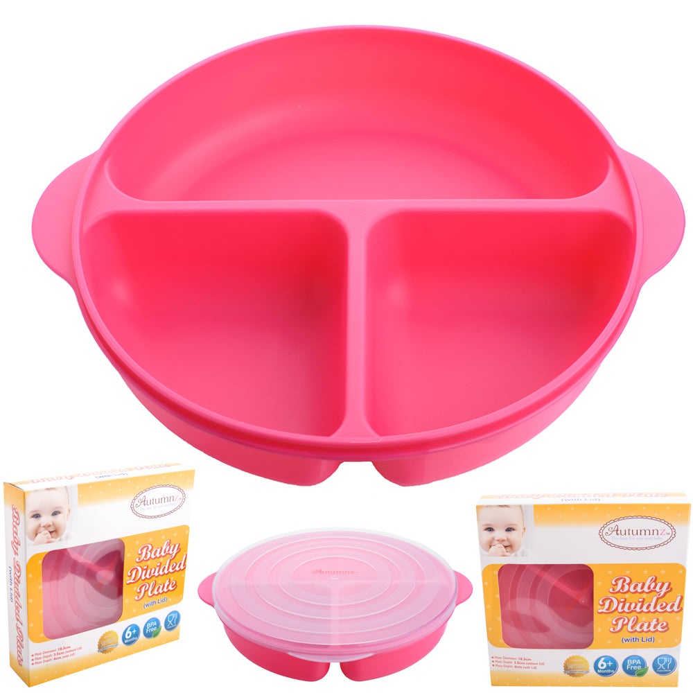 Autumnz - Baby Divided Plate With Lid BDPL801