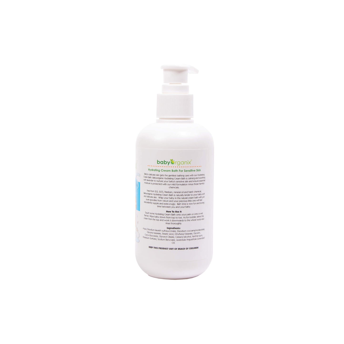 BABY ORGANIX HYDRATING CREAM BATH 250ML