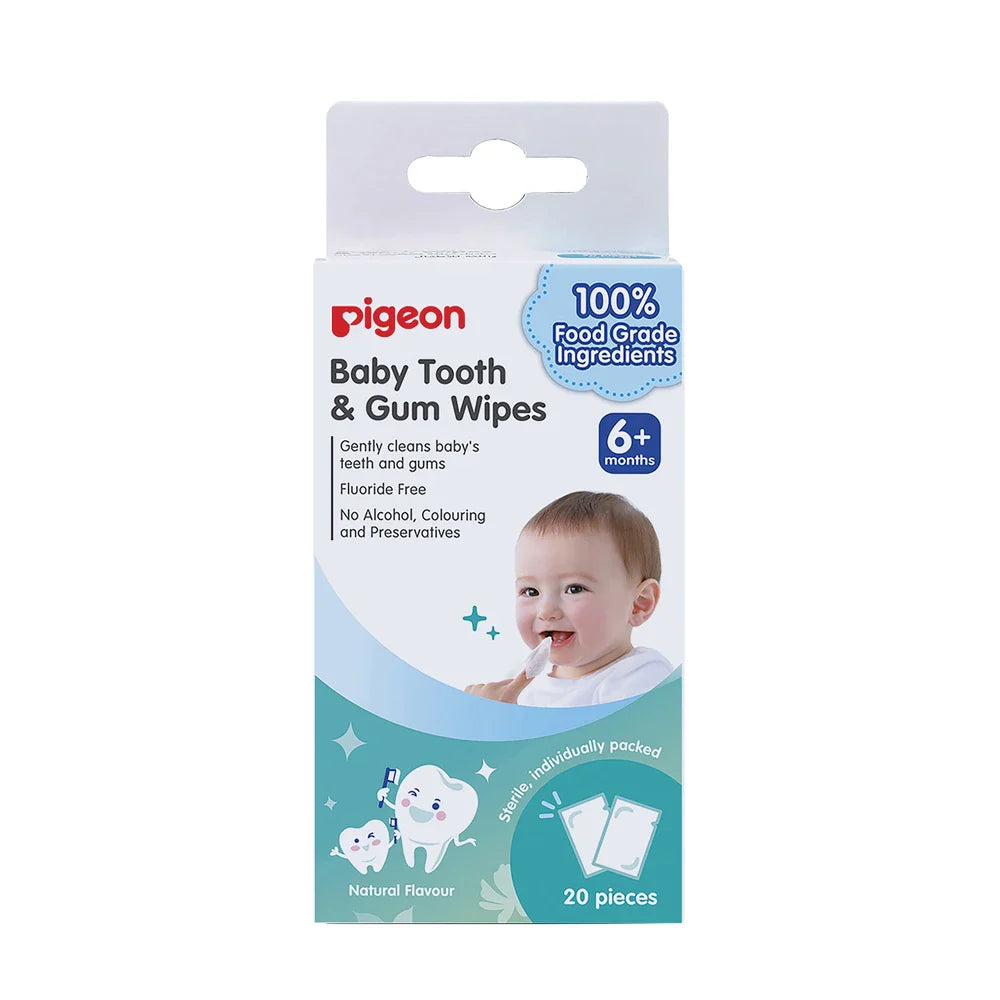 Pigeon Baby Tooth & Gum Wipes 6+Month