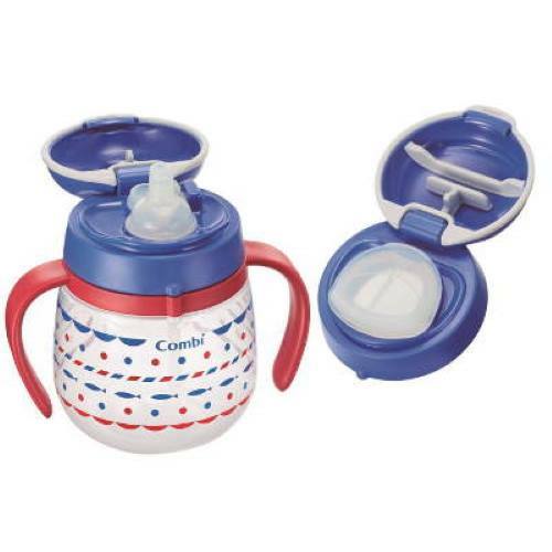 Combi Baby Lakumug Straw Cup 340ml - Blue (6m+)