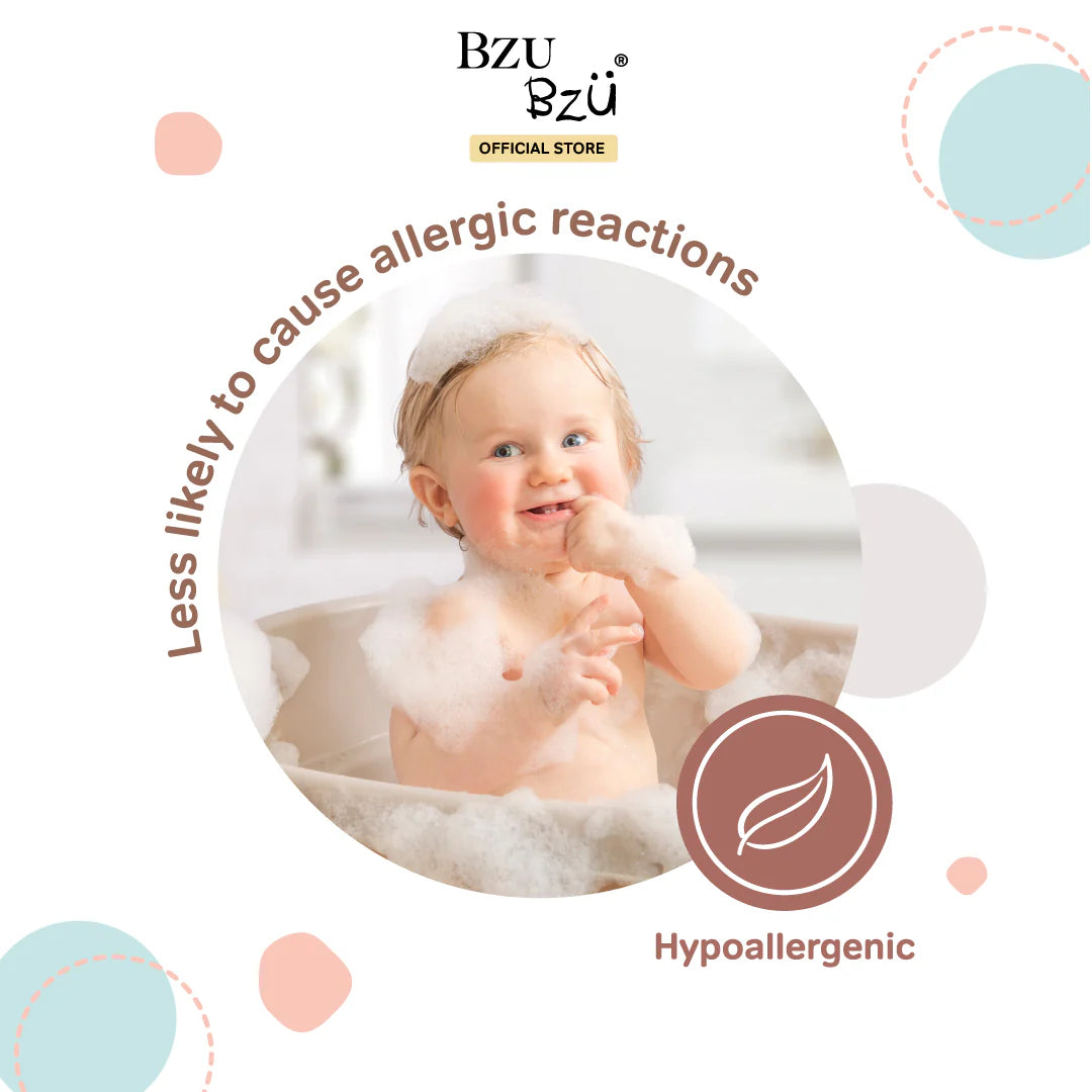Bzu Bzu Head to Toe Baby Wash Oat & Milk (600ml)
