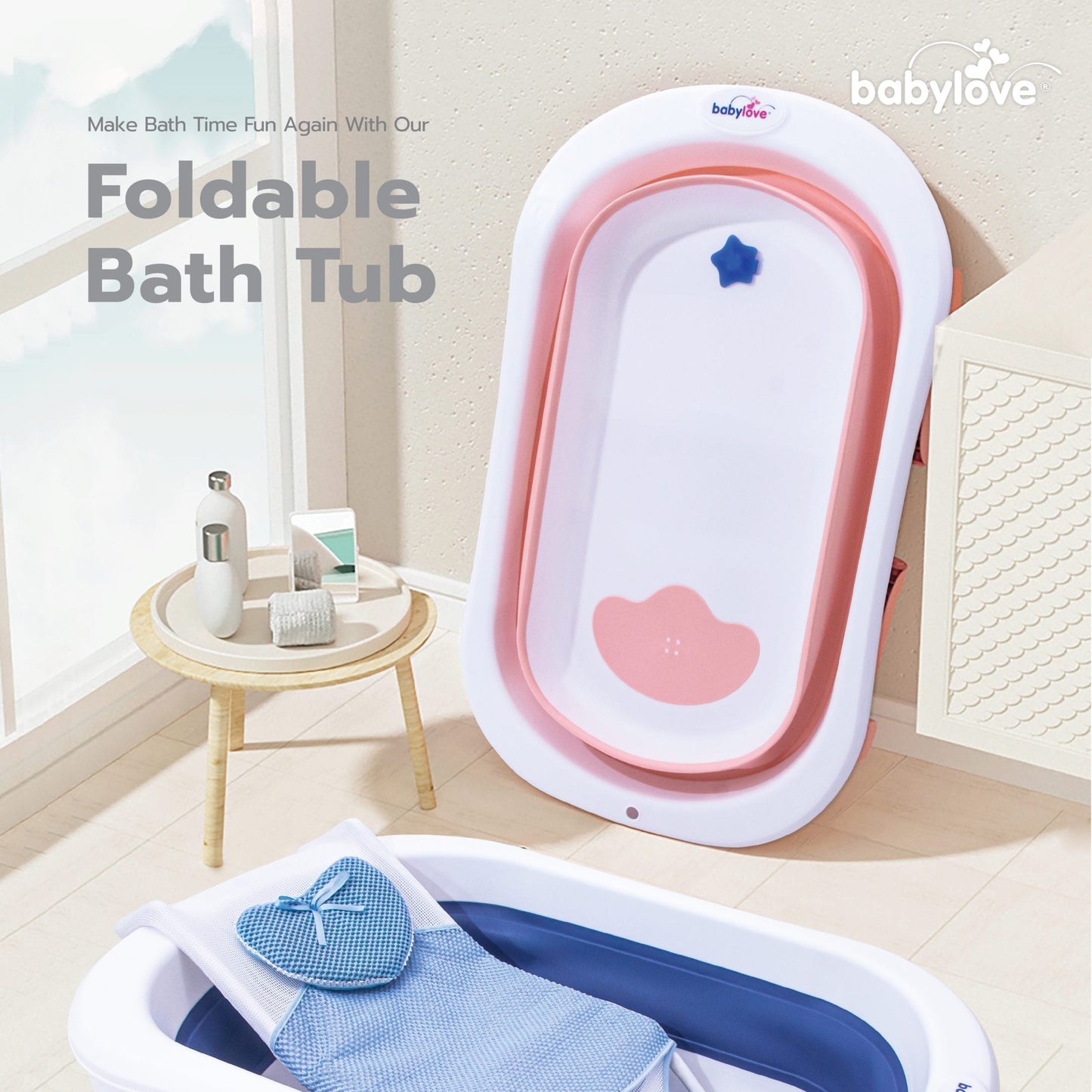 Babylove Foldable Baby Bath Tub