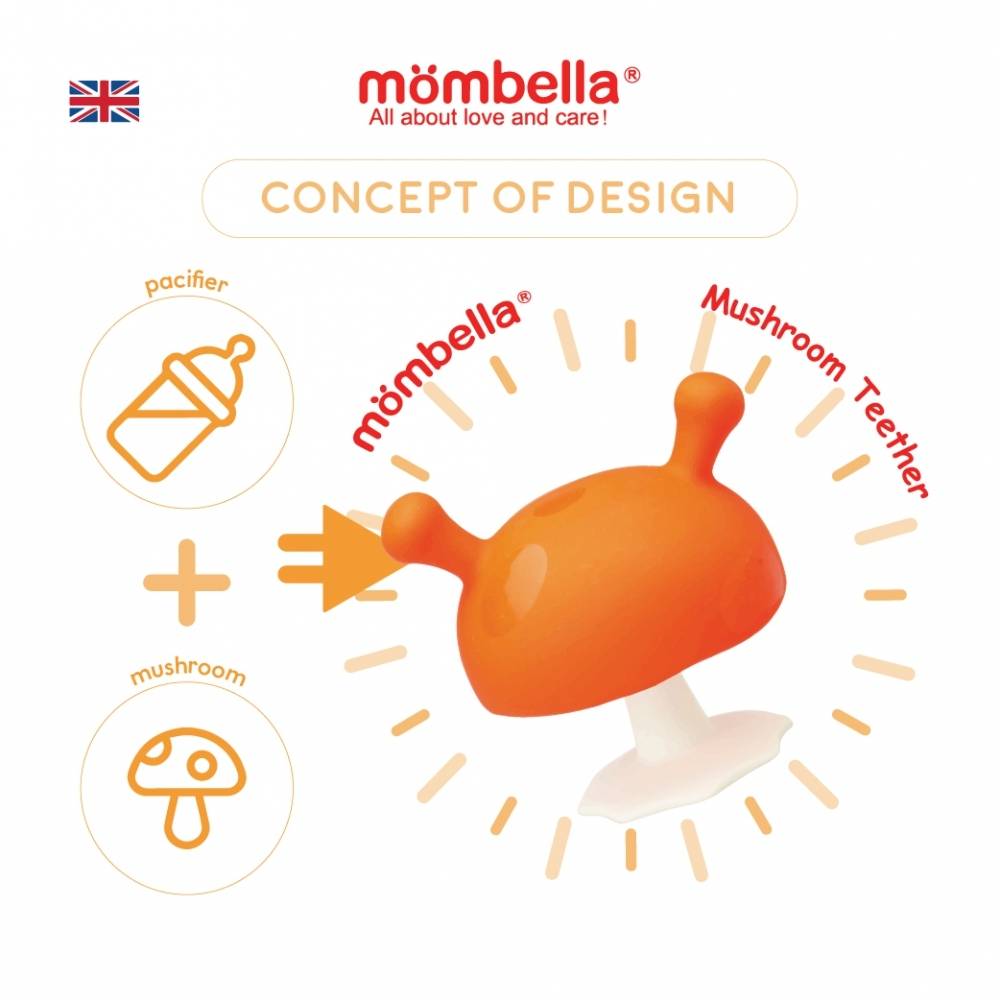 Mombella - Mushroom Teether