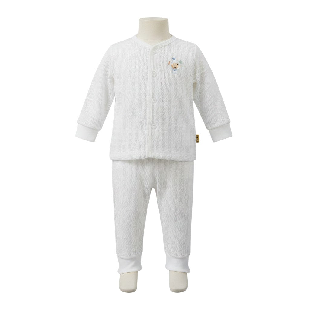 BBIBEE- Newborn Baby Eyelet Clothing Set (0-6,6-12,12-18 months)