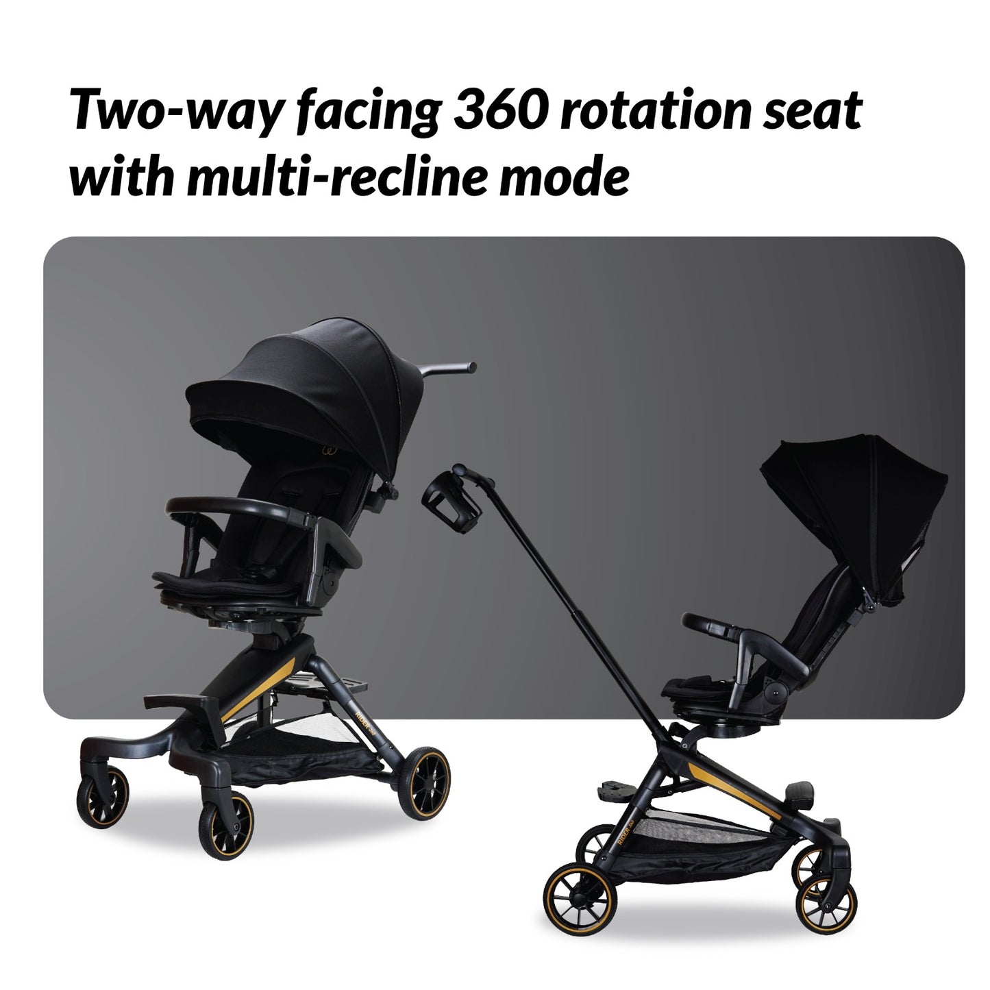 Koopers Magic Rider 360 Stroller EN1888 Approved