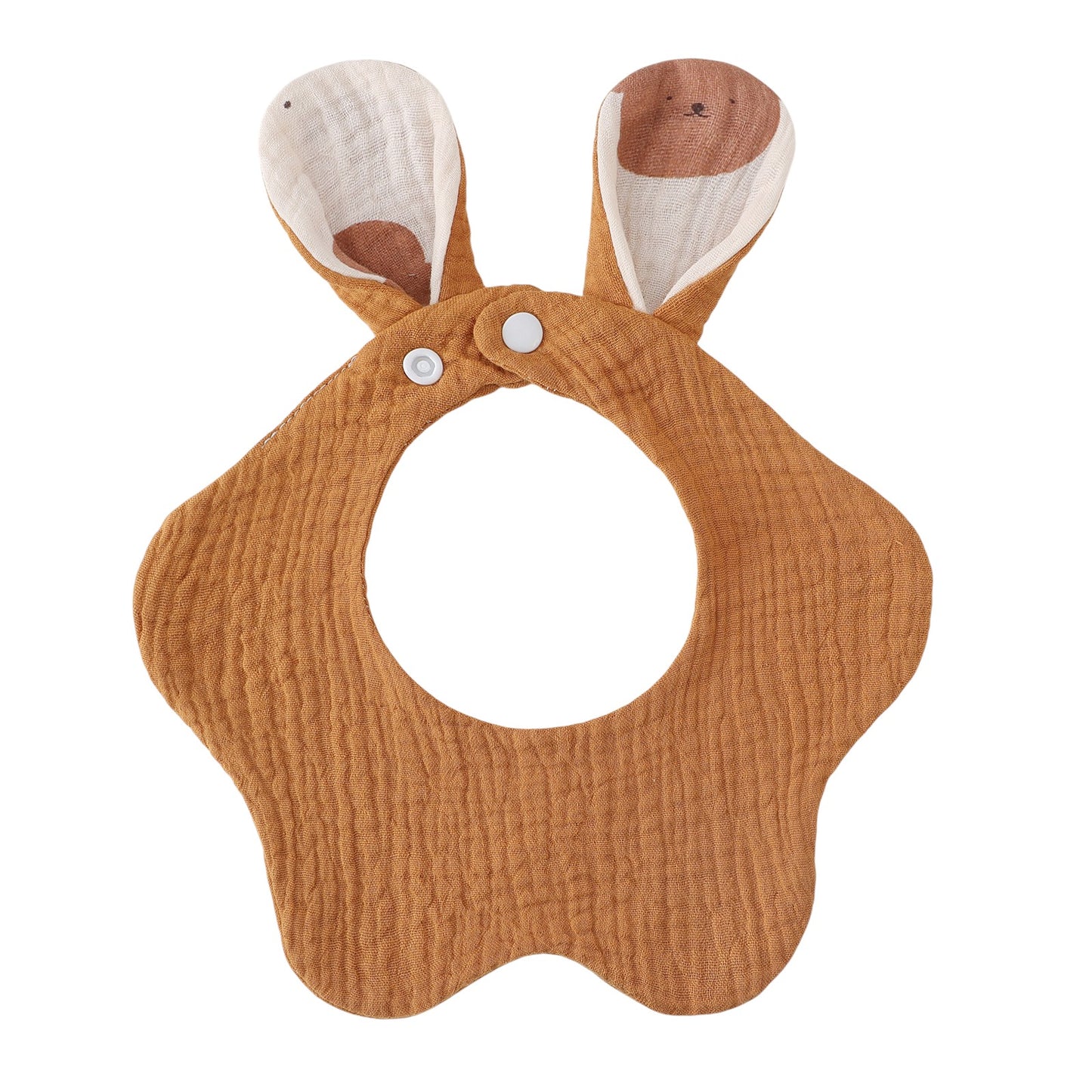 BBIBEE - Muslin Bib with 3D Animal Ears