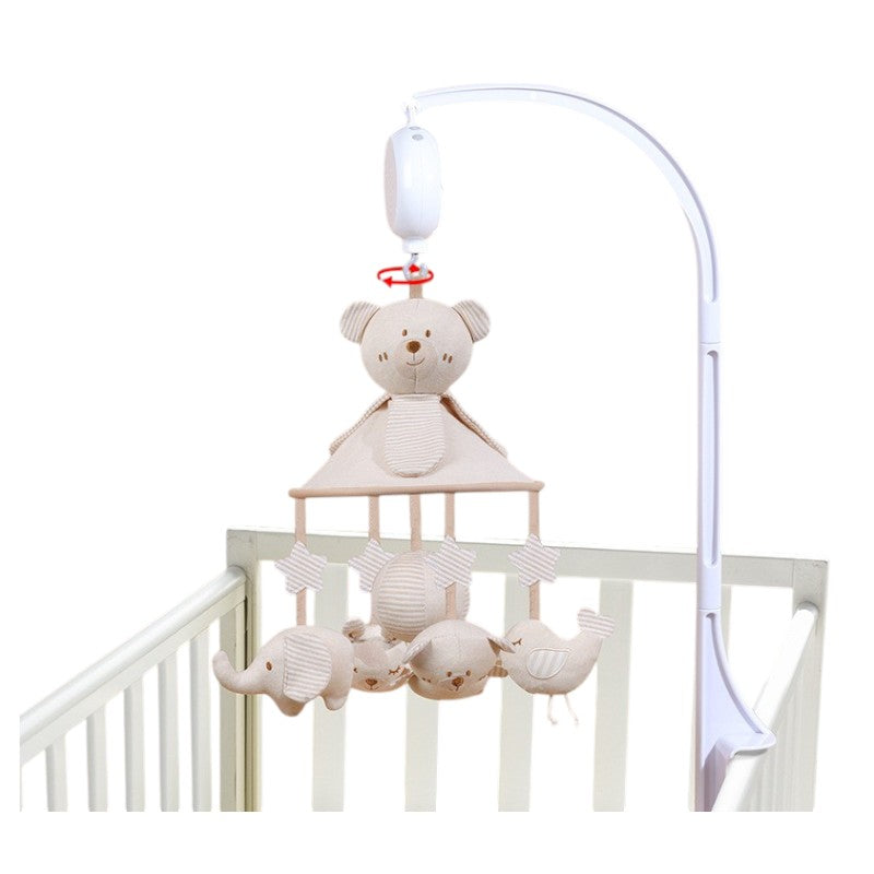Crib Musical Mobile with Music Box for Infants Featuring Animal, with 12 Songs