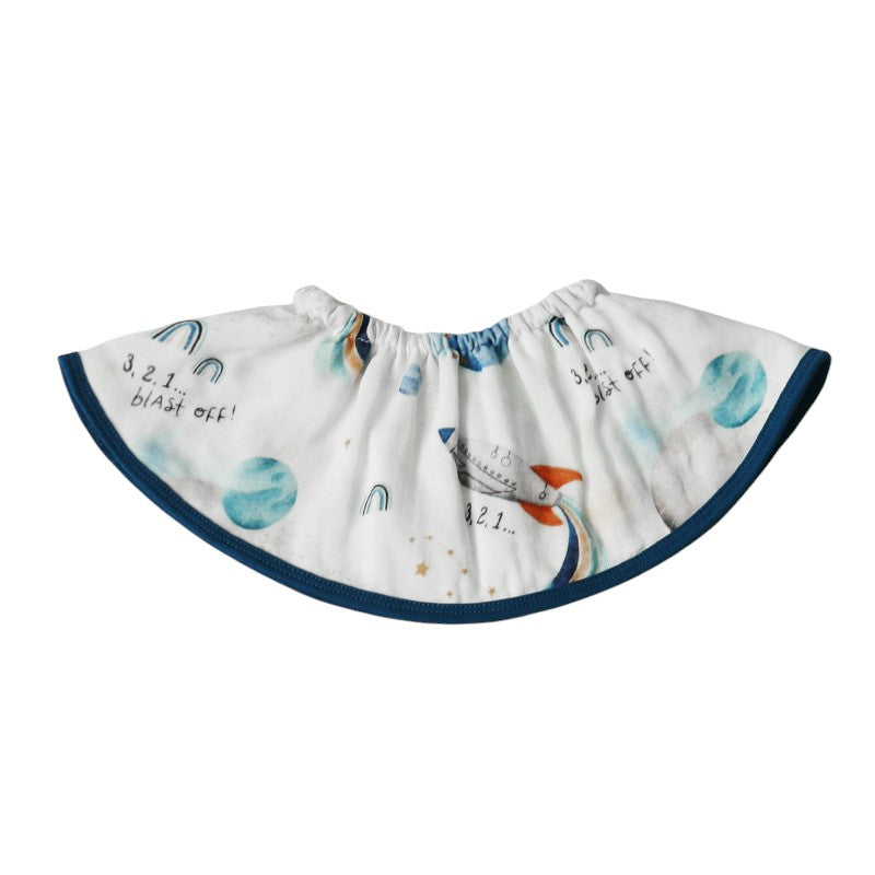 BBIBEE Muslin Cloth 360 Elastic Drooling Bib