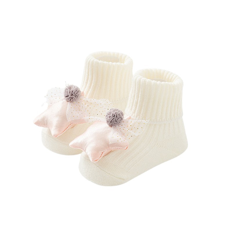 BBIBEE Anti Slip 3D Newborn Sock Suitable for 0-12 Months