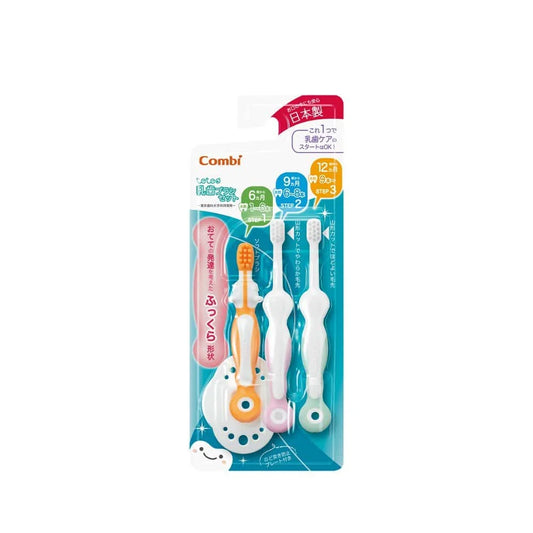 Combi Teteo Baby Toothbrush Set