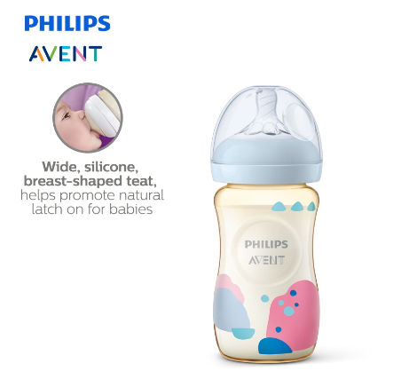 Philips Avent Natural PPSU Baby Bottle Single Pack & Twin Pack 4oz/9oz/110z
