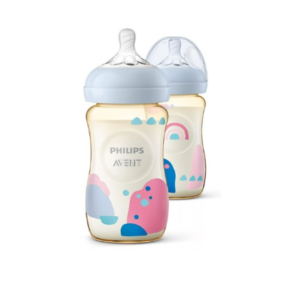 Philips Avent Natural PPSU Baby Bottle Single Pack & Twin Pack 4oz/9oz/110z