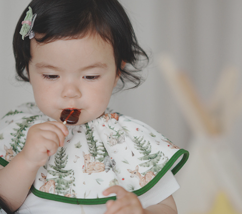 BBIBEE Muslin Cloth 360 Elastic Drooling Bib