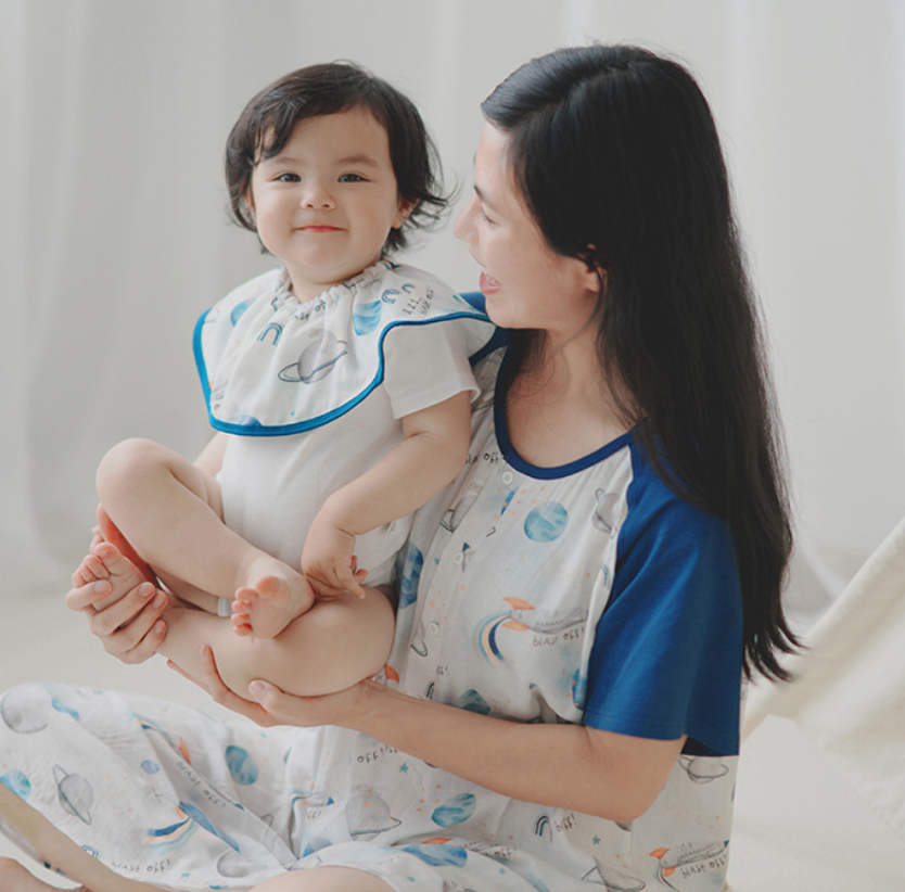 BBIBEE Muslin Cloth 360 Elastic Drooling Bib