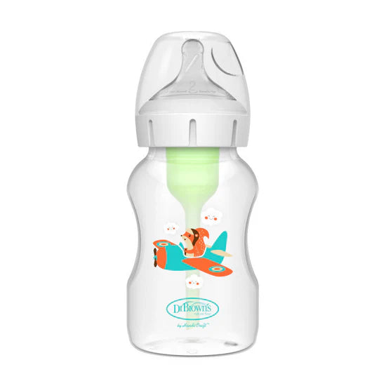 Dr Brown's Options+ PP Wide Neck Bottle 330ml (1-Pack) Squirrel