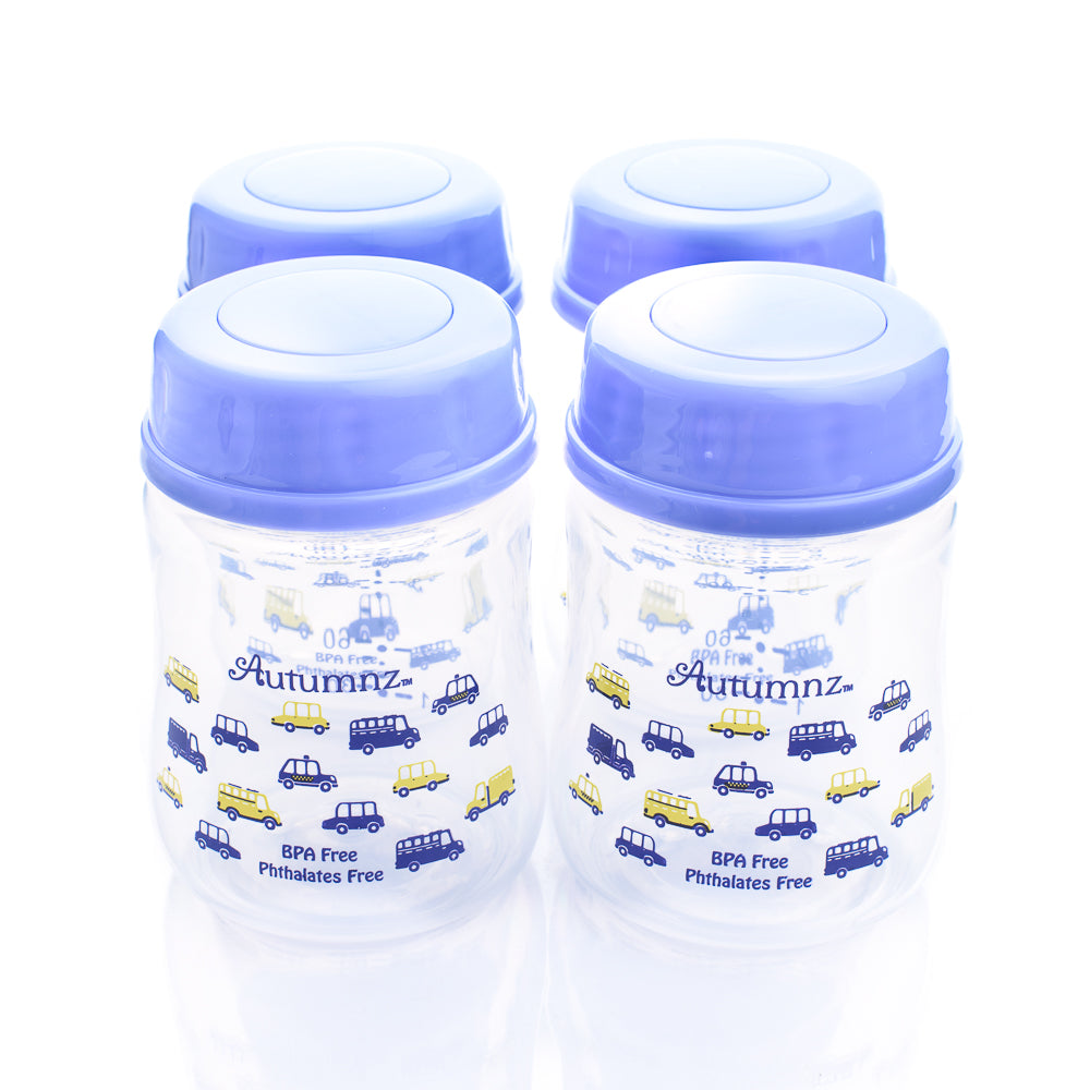 Autumnz-Wide Neck Breastmilk Storage Bottles *5oz* (4 btls)
