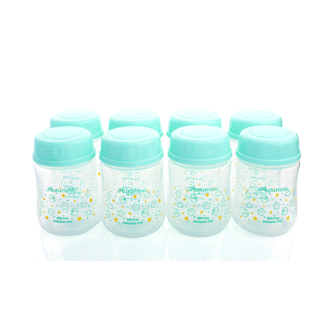 Autumnz-Wide Neck Breastmilk Storage Bottles *5oz* (8 btls)