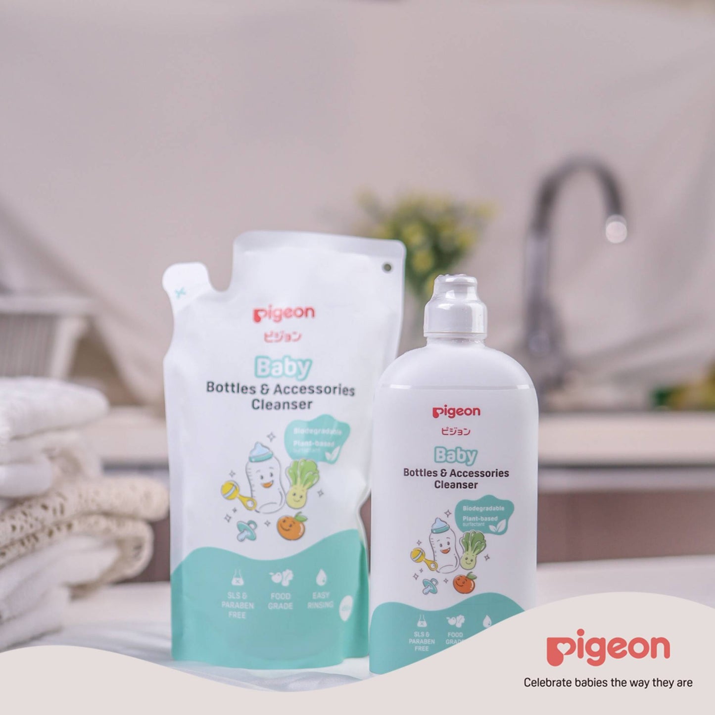 Baby Bottle and Accessories Cleanser / 450ml refill