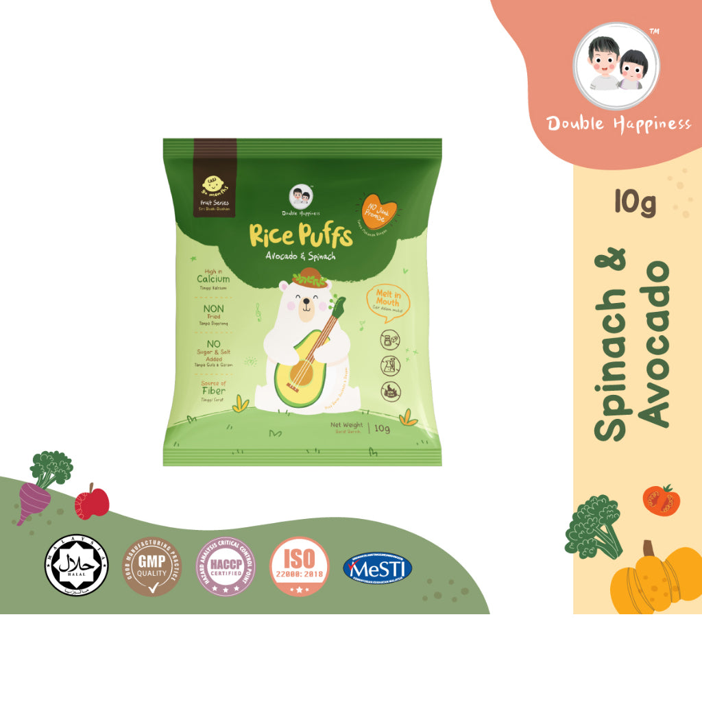 Double Happiness Fruits Series Rice Puff (50g & 10g)