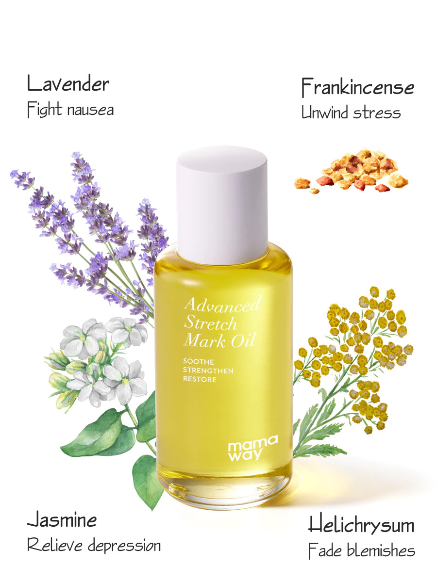 Mamaway Body Treatment Oil 100ml | Stretch Mark Oil Prevention